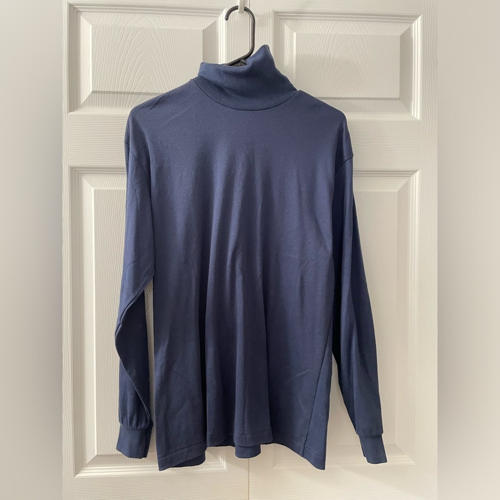 Bobbie Brooks navy blue turtle neck